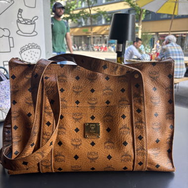 Borsa shopper MCM cognac
