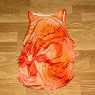 Débardeur floral orange / Taille S / SHEIN