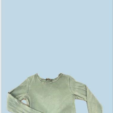langarm Oberteil — cropped