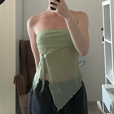 Bandeau vert transparent 