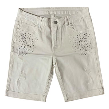 Women's Shorts with Glitter Stones