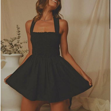 Peppermayo-Kleid mit Rüschen und Schleife