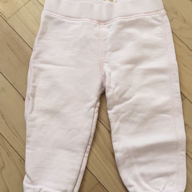 Pantaloni termici Benetton Baby rosa Tg. 74