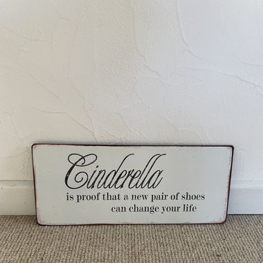 Cinderella Metallschild 