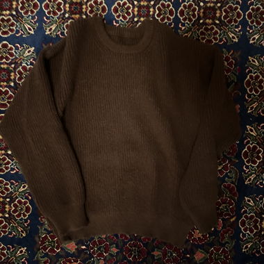 Brown Knit Sweater