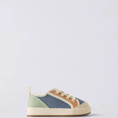 Scarpa sportiva rete bambini multicolore