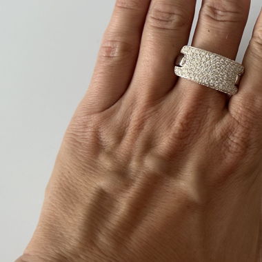 New silver ring Bottega Veneta‪‪‪‪‪‪‪