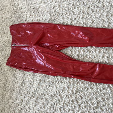 CALZEDONIA - Vinyl Leggings, Reissverschluss vorne