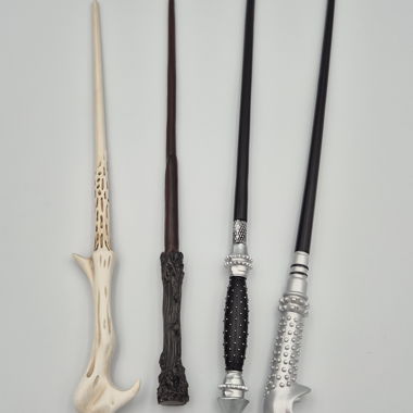 Set mit 4 Zauberstäben Harry Potter 36 cm