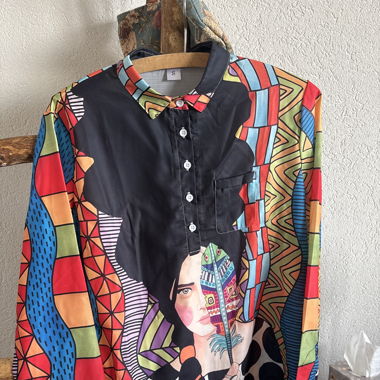 Chemise large habillée