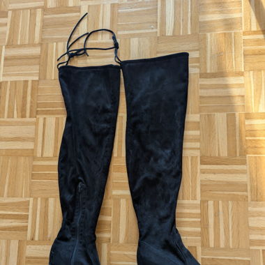 Overknee-Stiefel Glitzer