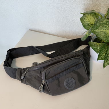 Graue Bauchtasche 