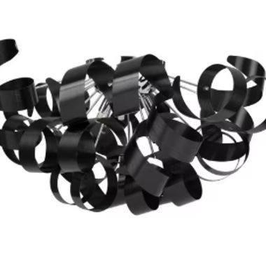 Black design ceiling lamp