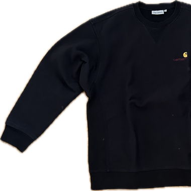 Carharrt WIP: AMERICAN SCRIPT - Sweatshirt - Black