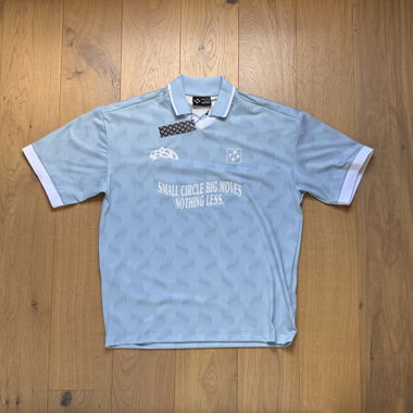 Blaues 99Based  Polo-Shirt L