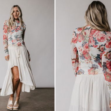 Rosebud Floral Top