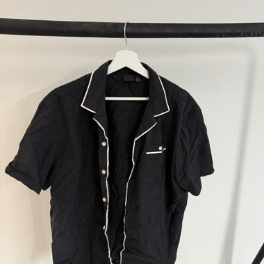 Black Short-Sleeve Shirt