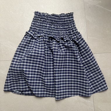 Checked skirt