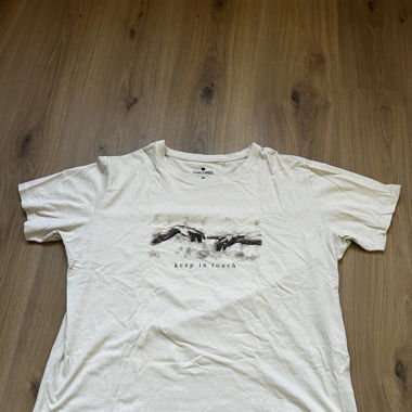 T-shirt beige clair 