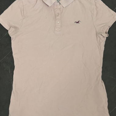 Polo femme Hollister rose pâle 