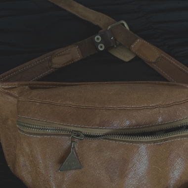 Borsa in pelle (banana) 