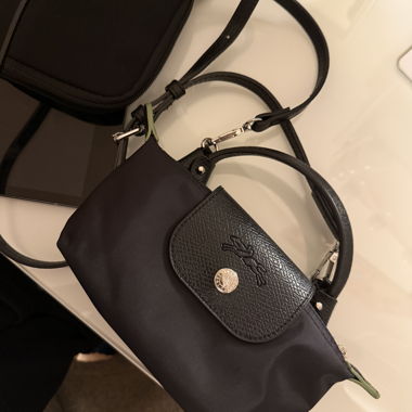 Small black shoulder bag