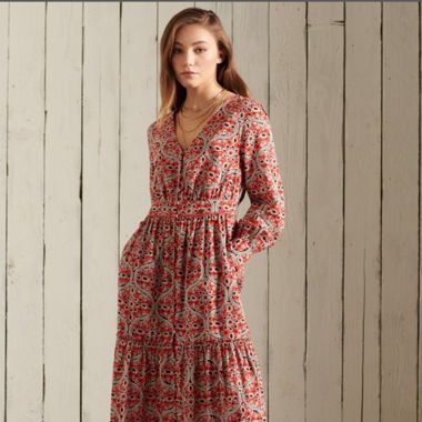 Bohemian romantic Superdry dress