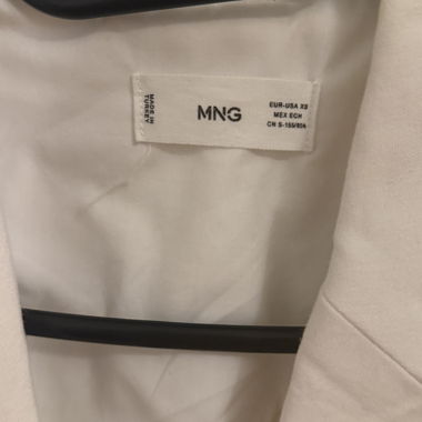 MNG Jacket in Cream/White