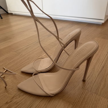 Lace-up Stiletto Heels