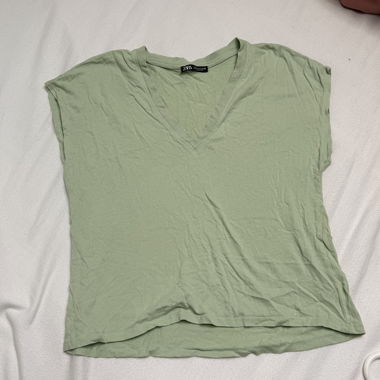 T-shirt vert Zara