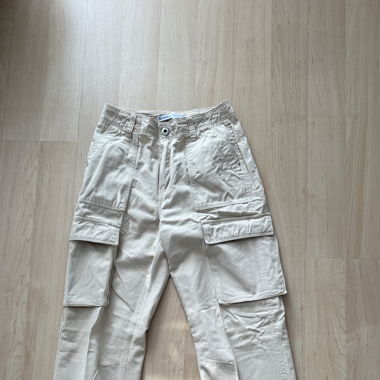 Bershka Medium Rise Cargo Straight