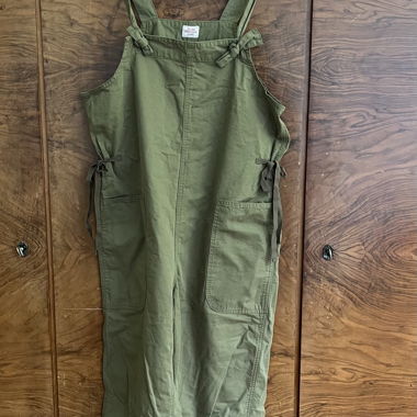 Olive Overalls with Pockets