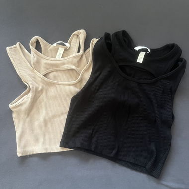 Lot de 2 tops basiques