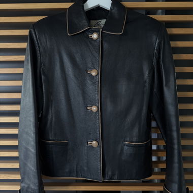 Unreal Vintage Lederjacke, 36