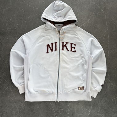 Vintage Nike Zip Hoodie with Zipper - Size XL