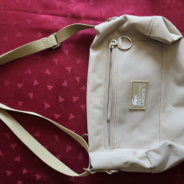 Lacoste Umhängetasche Beige NEU
