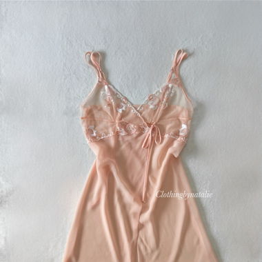 Nuisette en Chiffon Orange (S/M)