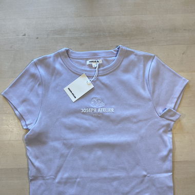 Cropped Tee - Joseph Atelier Blueberry