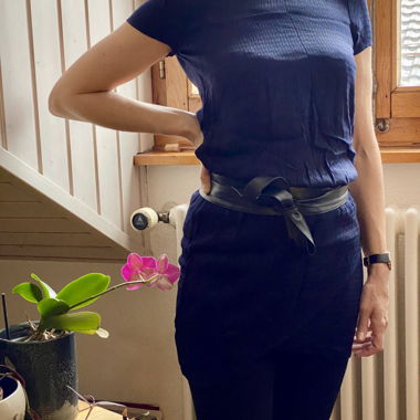 Kurzes Kleid Marineblau Promod