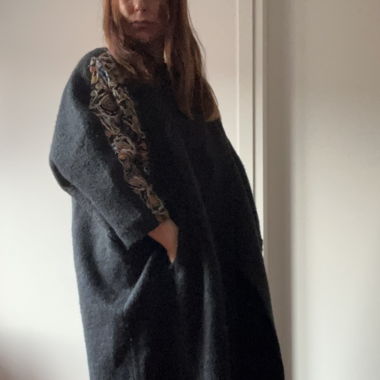 Cappotto di lana lungo(ower size)