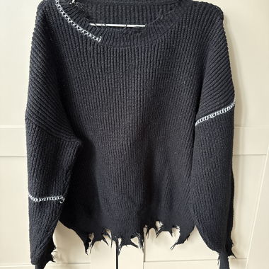 Pull en Tricot Noir