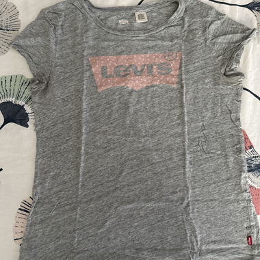 T-shirt Levi's Grigio con Logo