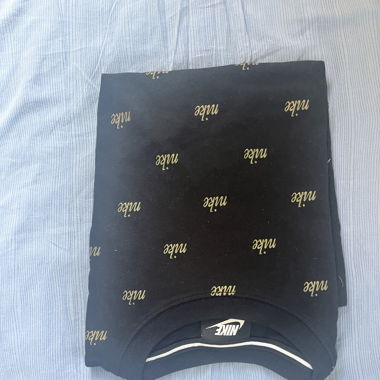 Black Short Sleeve (Double pattern) Top