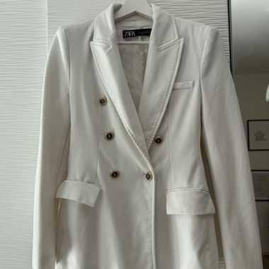 Blazer Zara bianco