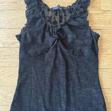 Brandy Melville Netztop Black