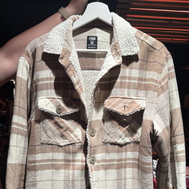 Surchemise en flanelle doublée