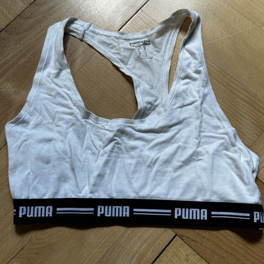 Bralette de sport blanche Puma