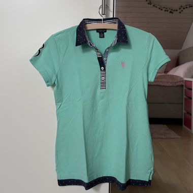 Polo U.S. Polo Assn. manica corta verde menta