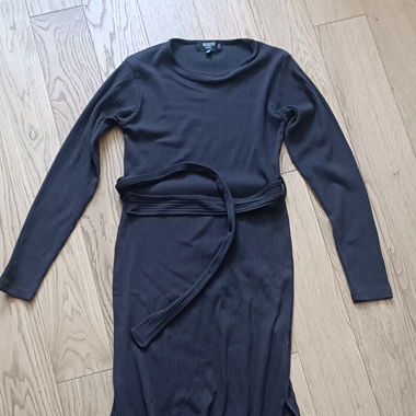 Langarm Kleid dunkelbraun