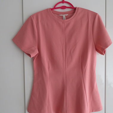 Pinkes Kurzarm-Top H&M